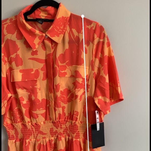 NWT Halogen Atlantic Pacific Coral Cathy Dress - Picture 8 of 8